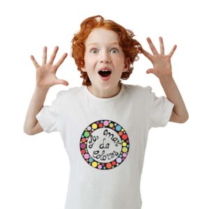 Camiseta infantil la mar de colores